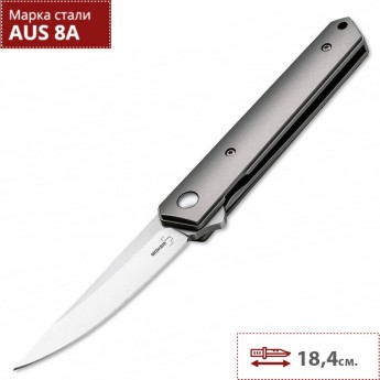 Нож BOKER KWAIKEN MINI FLIPPER TITAN BK01BO290